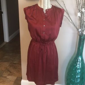 Loft Dress Burgundy